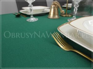 Obrus plamoodporny ELITE kolor butelkowy zielony