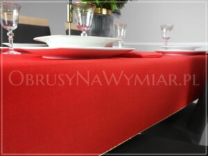 Obrus plamoodporny ELITE kolor czerwony