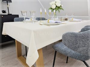 Obrus plamoodporny EXCLUSIVE PREMIUM biały
