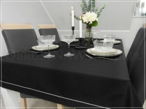 Obrus plamoodporny EXCLUSIVE czarny