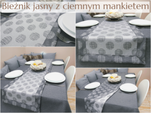Obrus dwustronny GLAMOUR ze wzorem - obrazek 5