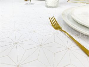 Obrus plamoodporny DE LUX DIAMENTY ZŁOTE - obrazek 8