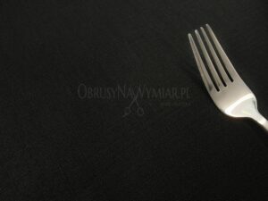 Obrus plamoodporny (wzór PRO LEN) kolor czarny