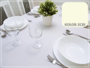Obrus plamoodporny PRESTIGE kolor ecri