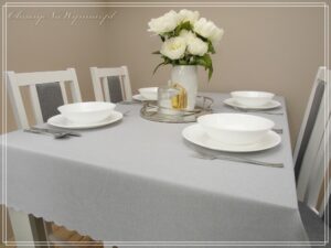 Obrus plamoodporny NATU DESIGN szary