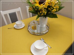 Obrus plamoodporny NATU DESIGN HONEY miodowy / musztardowy