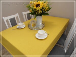 Obrus plamoodporny NATU DESIGN HONEY miodowy / musztardowy