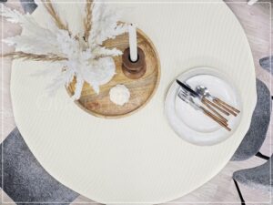 Obrus plamoodporny PRESTIGE kolor ecri