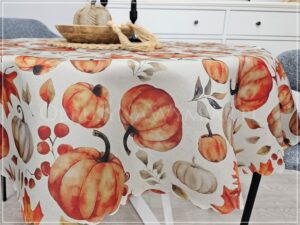Obrus plamoodporny drukowany PUMPKIN