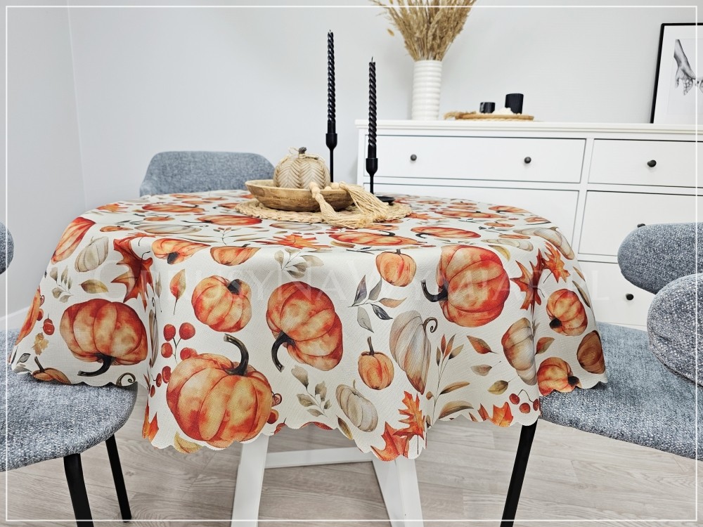 Obrus plamoodporny drukowany PUMPKIN Obrus plamoodporny drukowany PUMPKIN
