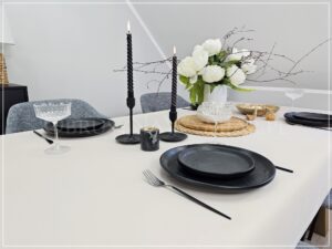 Obrus plamoodporny BIANCA kolor jasny beż - obrazek 10