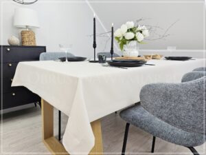 Obrus plamoodporny BIANCA kolor jasny beż - obrazek 11