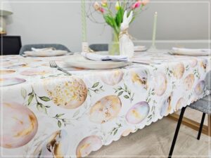 Obrus plamoodporny AKWARLOWE PISANKI