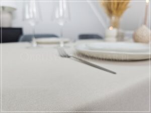 Obrus plamoodporny NATU DESIGN jasny ciepły beż