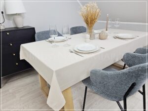 Obrus plamoodporny NATU DESIGN jasny ciepły beż