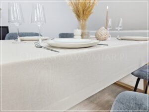 Obrus plamoodporny NATU DESIGN jasny ciepły beż