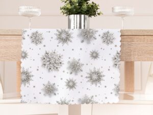 Obrus plamoodporny drukowany SNOWFLAKE