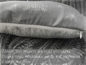 Poszewka na poduszkę ze wzorem bożonarodzeniowym